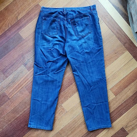 Gloria Vanderbilt Classic High Rise Tapered Jeans Size 14 Short - Picture 15 of 16